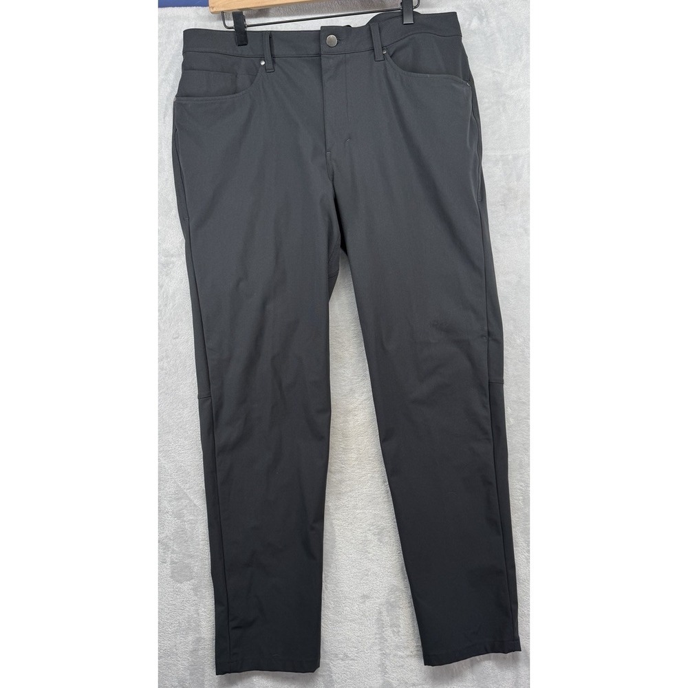 Lululemon Pant  Chino ABC Slim Fit Warpstreme Stretch Blue Men's 36x32 READ